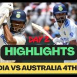 IND VS AUS Highlights 4th Day 2 