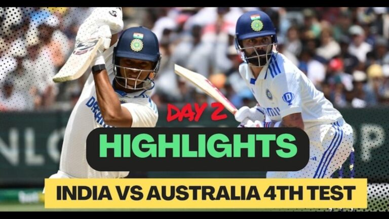 IND VS AUS Highlights 4th Day 2 