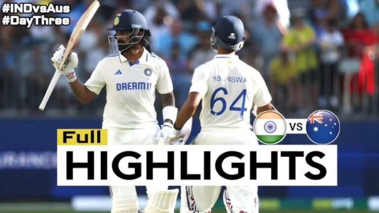 IND VS AUS 4th test highlights Day 3